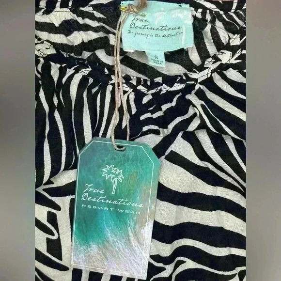 True Destinations Resort Wear Women's Flowy Lightweight Tank Size Small - Picture 4 of 7